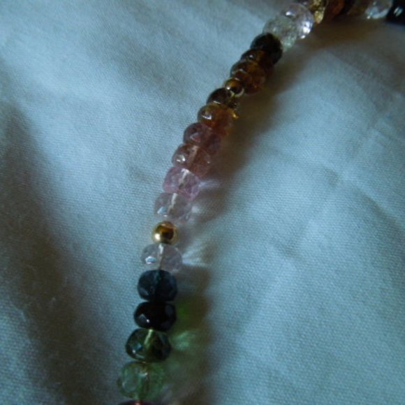 NWOT 14K Gold & Tourmaline Necklace - Picture 7 of 11